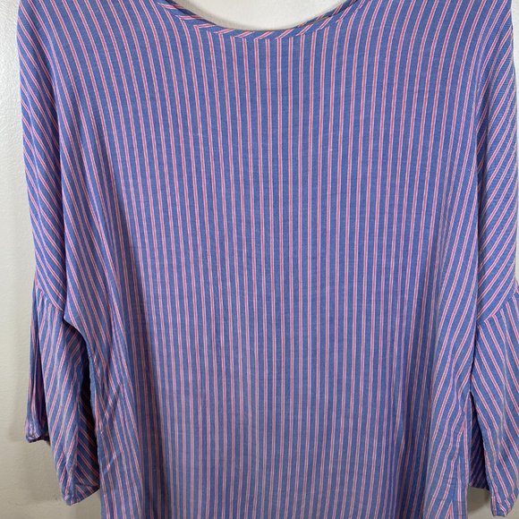 Como Vintage Striped Blouse with Bell Sleeves - Picture 6 of 7